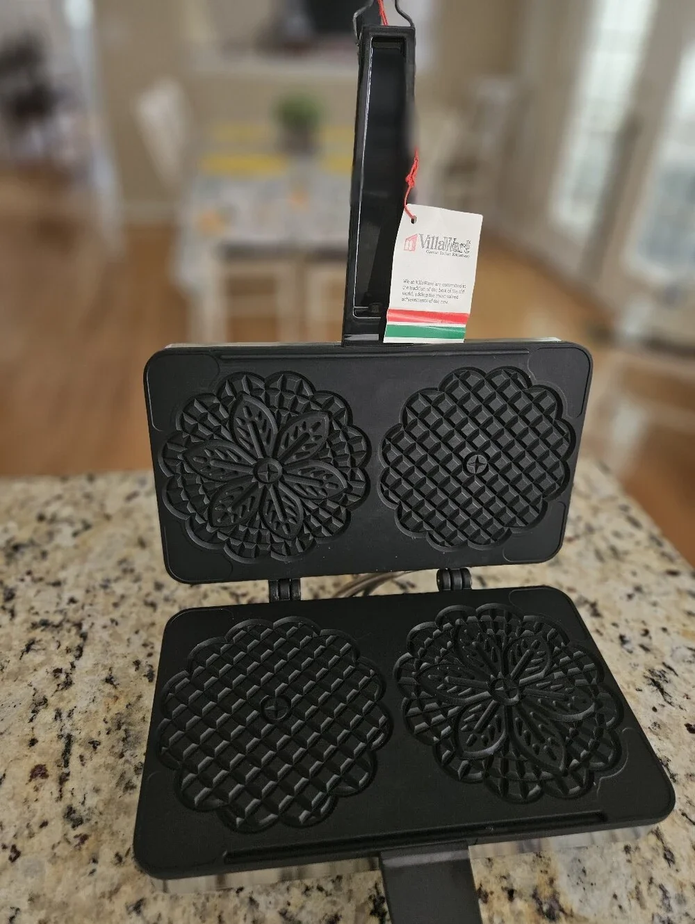 Villaware Prima Pizzelle Baker Italian Maker 5000 NS Electric Waffle Ins.Bk/Tags